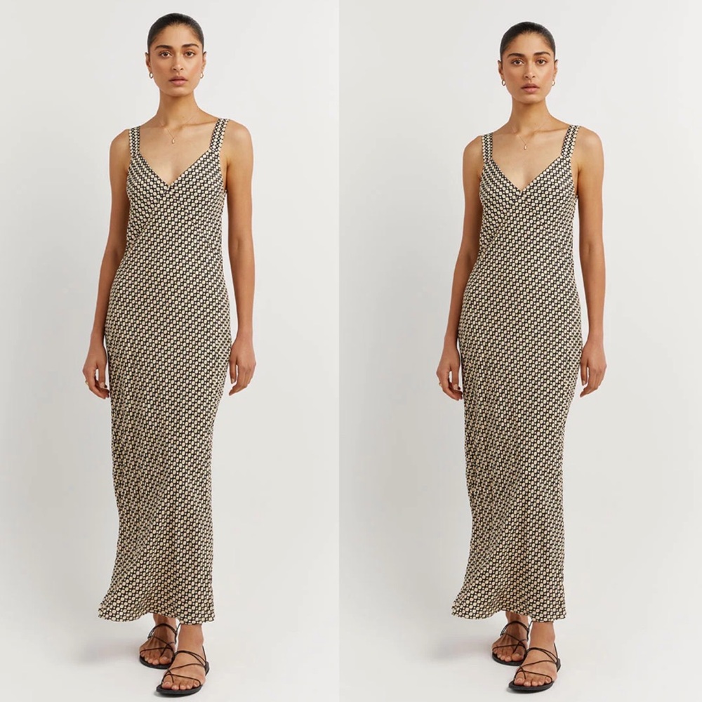 DISSH Black and White Maxi Dress